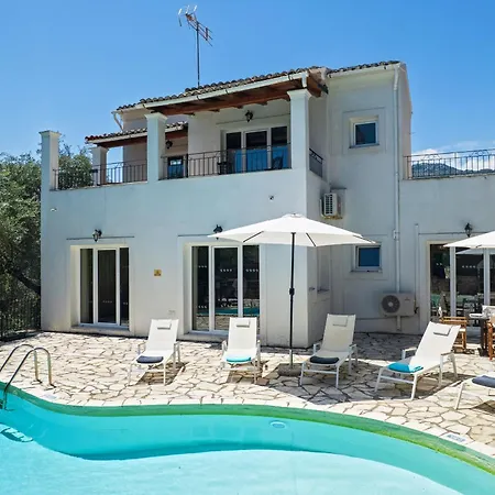 Villa Xanthe - Charming Holiday Villa With Private Heatable Pool In Kassiopi וילה קאסיופי